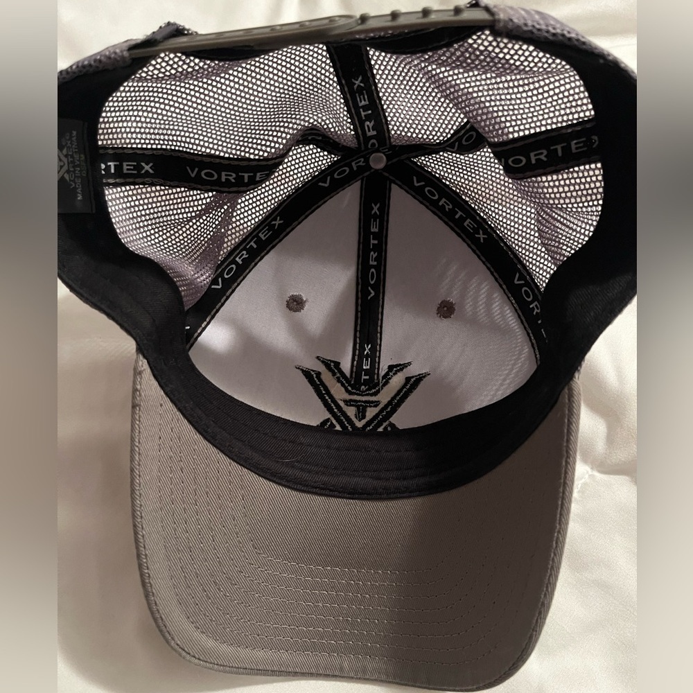 Vortex Logo Cap Snapback with Gray Mesh Back - Picture 8 of 11